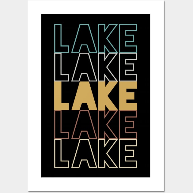 Lake Wall Art by Hank Hill